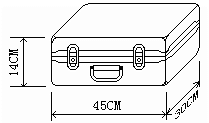 电能质量分析仪外包装箱外型尺寸图