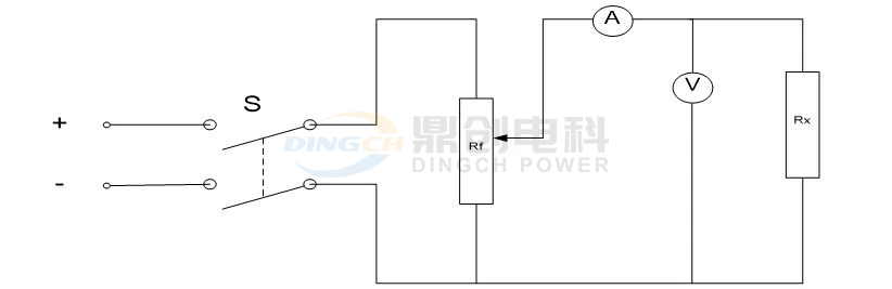 回路电阻测量试验原理接线图