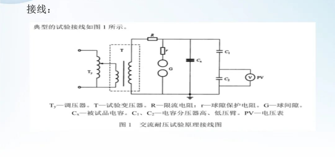 交流耐压试验接线